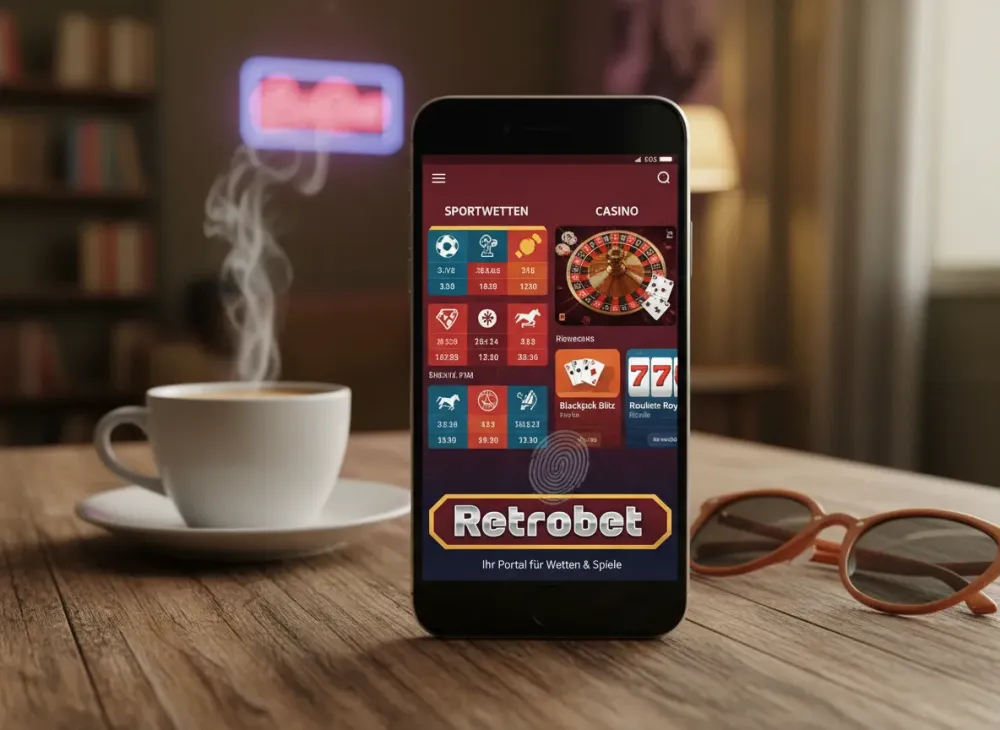 Retrobet app für Sportwetten und Casinospiele