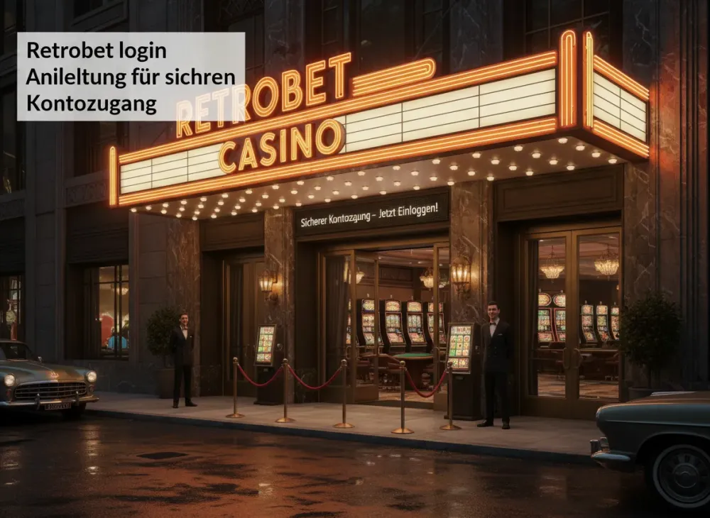 Retrobet login Anmeldung und Zugang zum Wettkonto